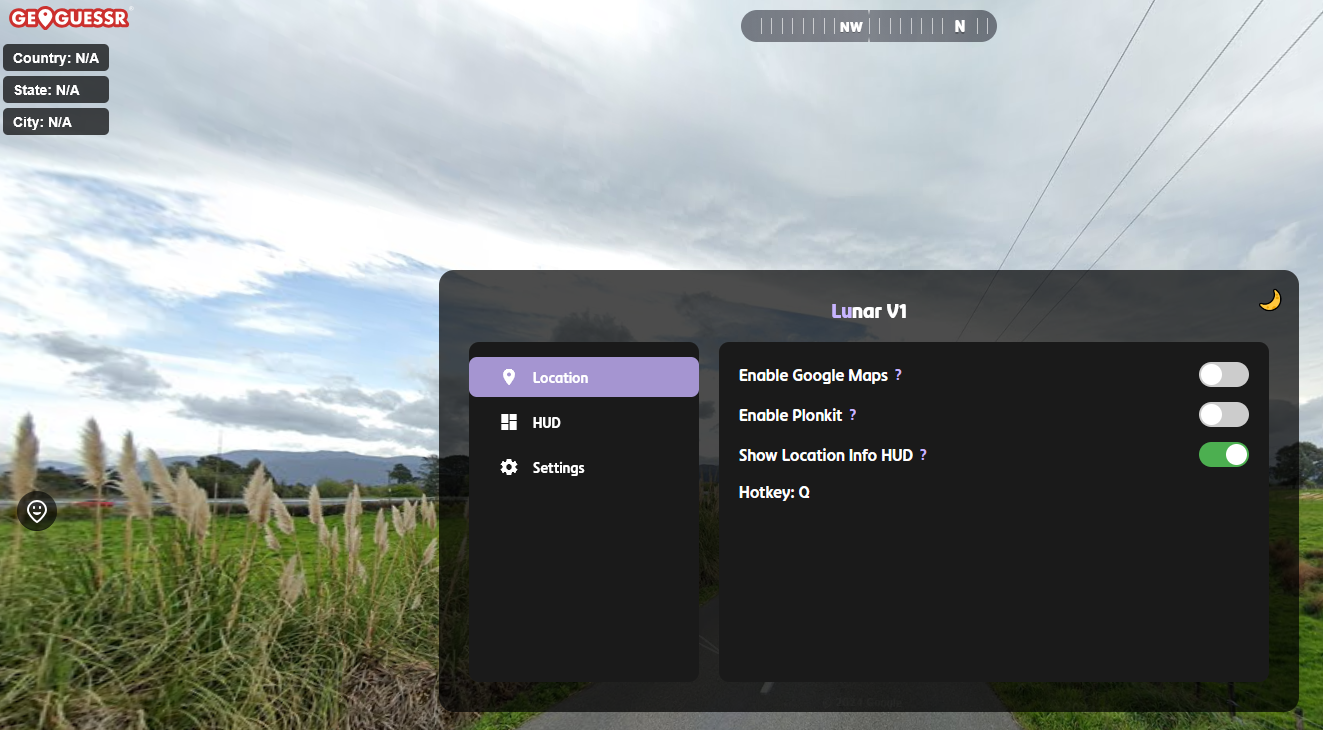 Neo — Lunar Geoguessr Script