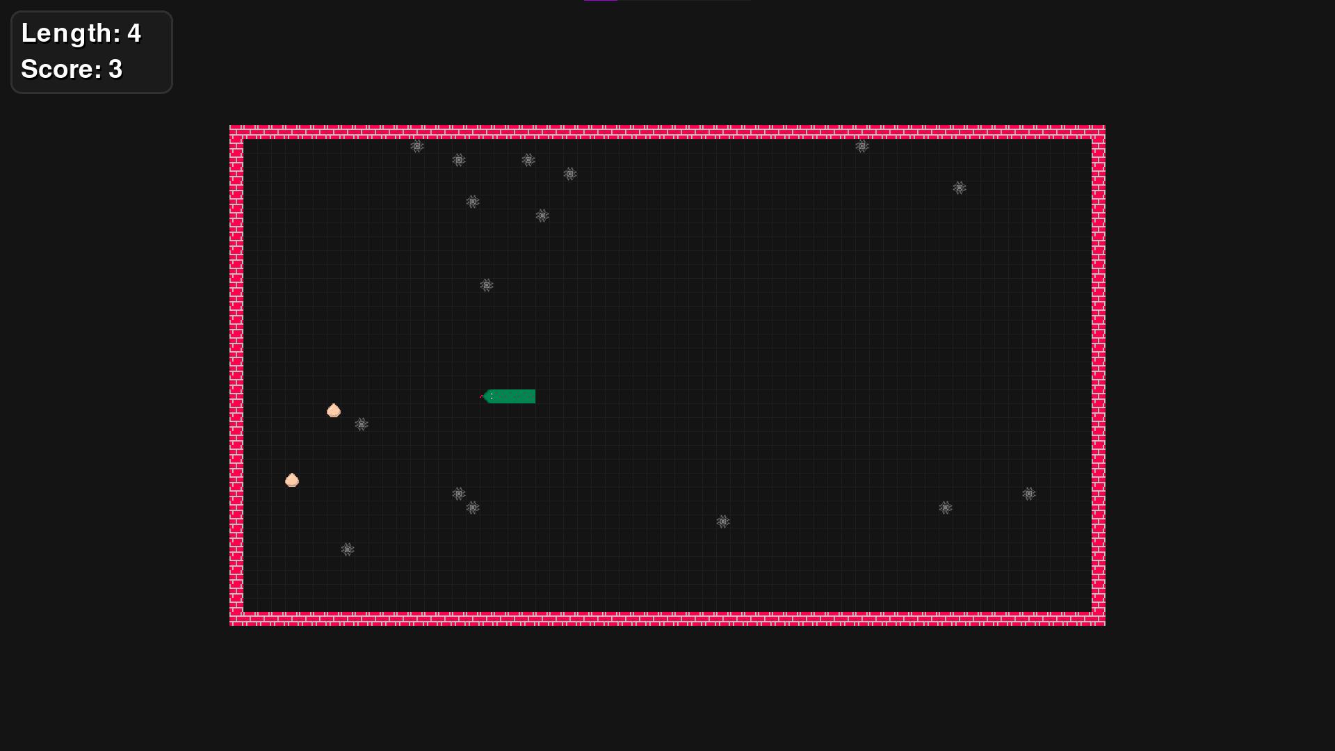 Snake Game In-Game Screenshot