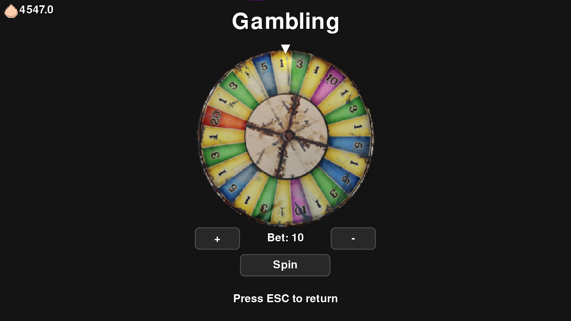 Snake Game Wheel Gambling Screenshot